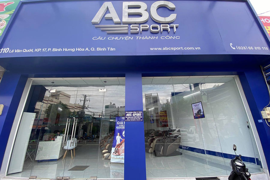 Ngoại thất cửa hàng ABCSport Bình Tân